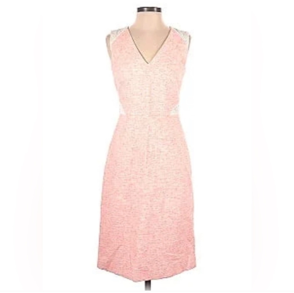 J Crew Space Died Eyelet Sheath Dress * size 6